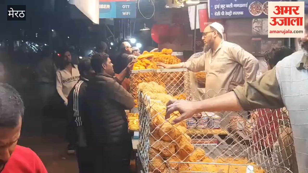 People in Saudi Arabia were seen shopping for Ramadan till late Tuesday night after the moon was sighted.