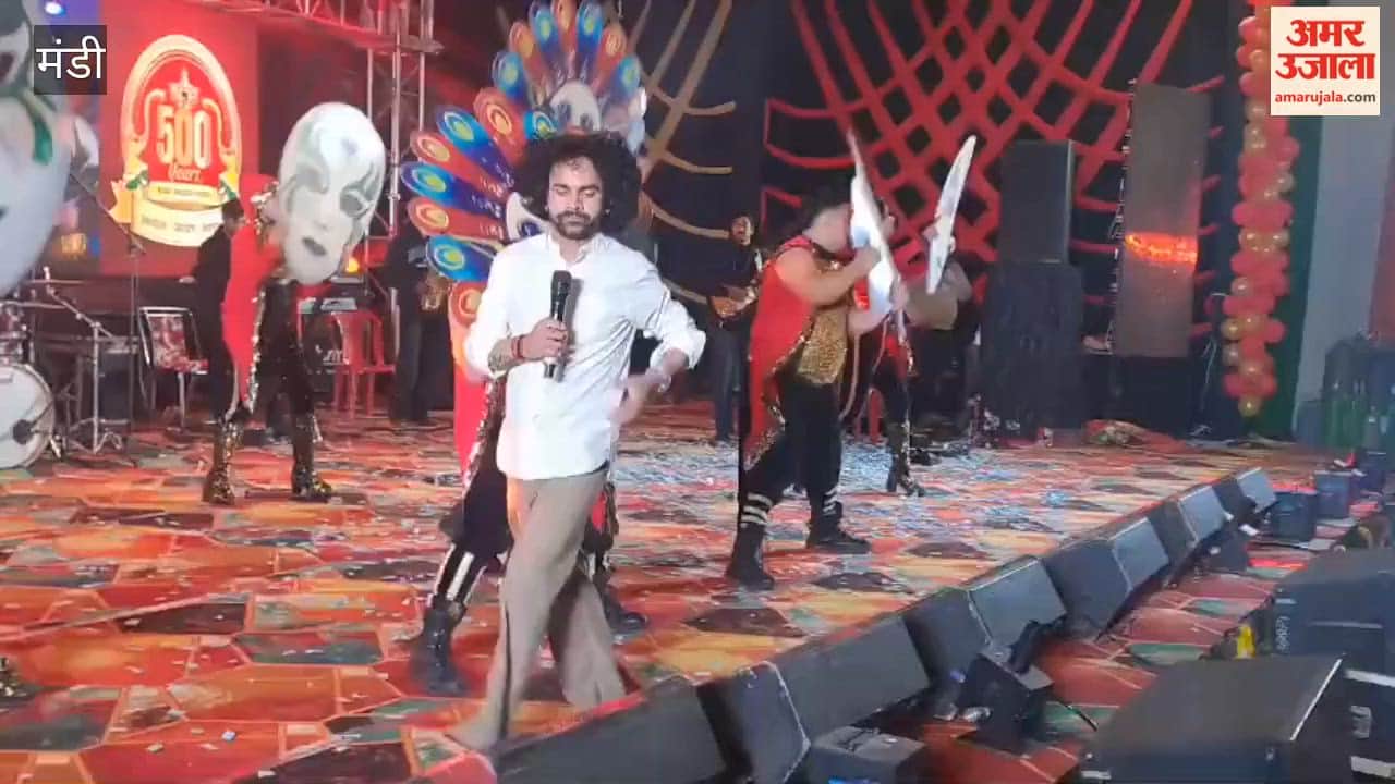 International Shivratri Festival Mandi During the second cultural evening, an artist climbed on the railing and started dancing and singing