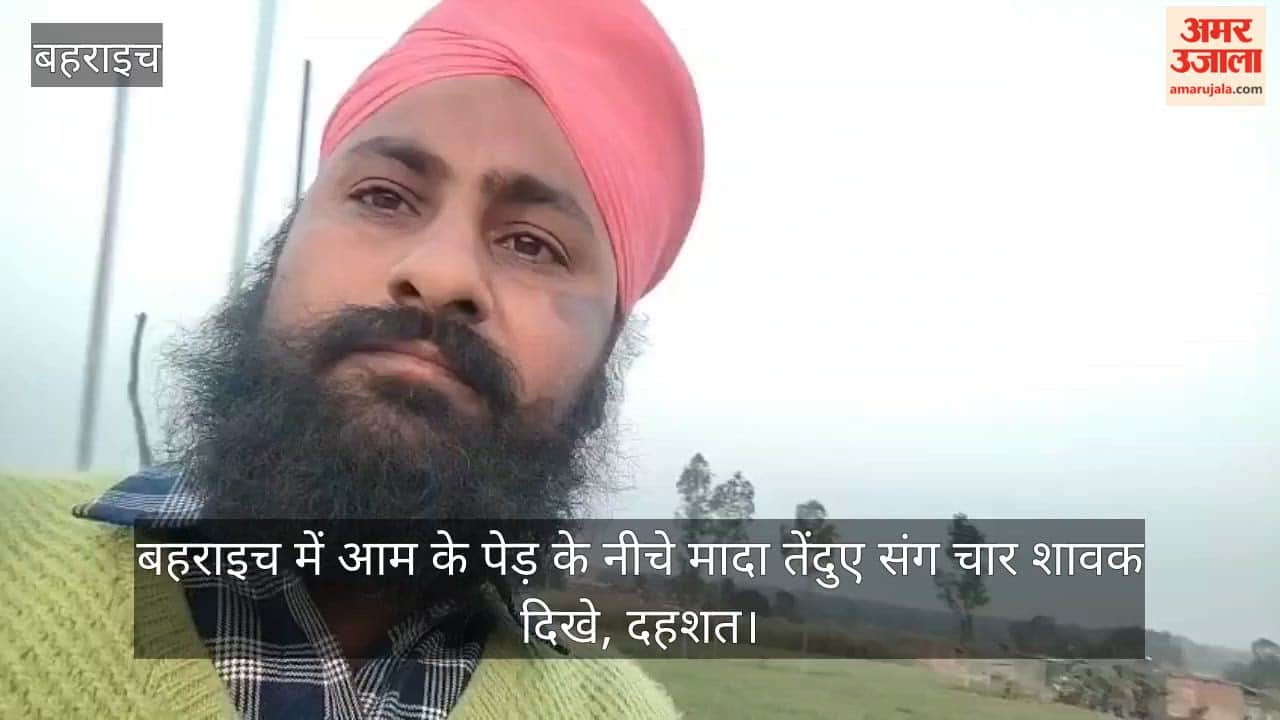 Video: बहराइच में आम के पेड़ के नीचे मादा तेंदुए संग चार शावक दिखे, दहशत