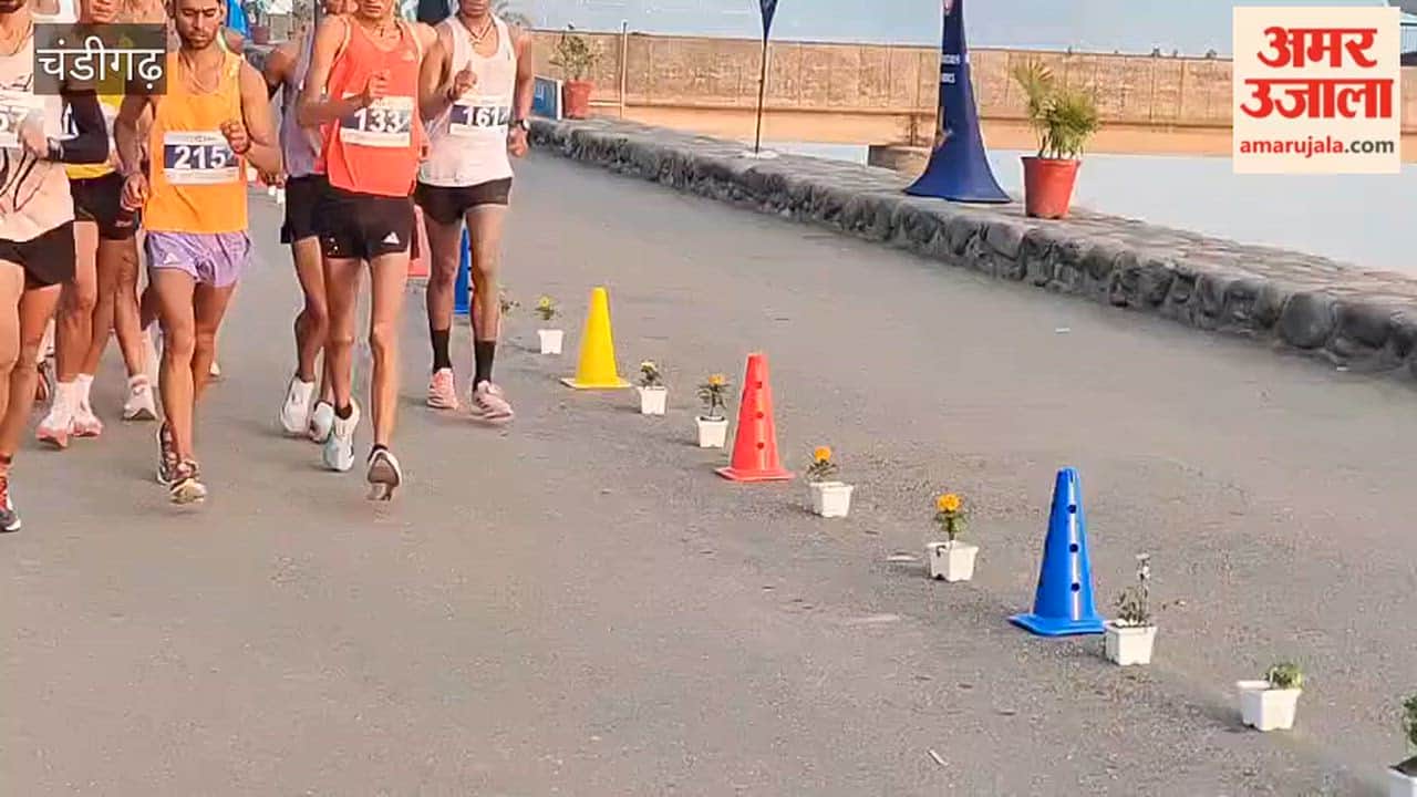 42 km walk race organised at Sukhna Lake