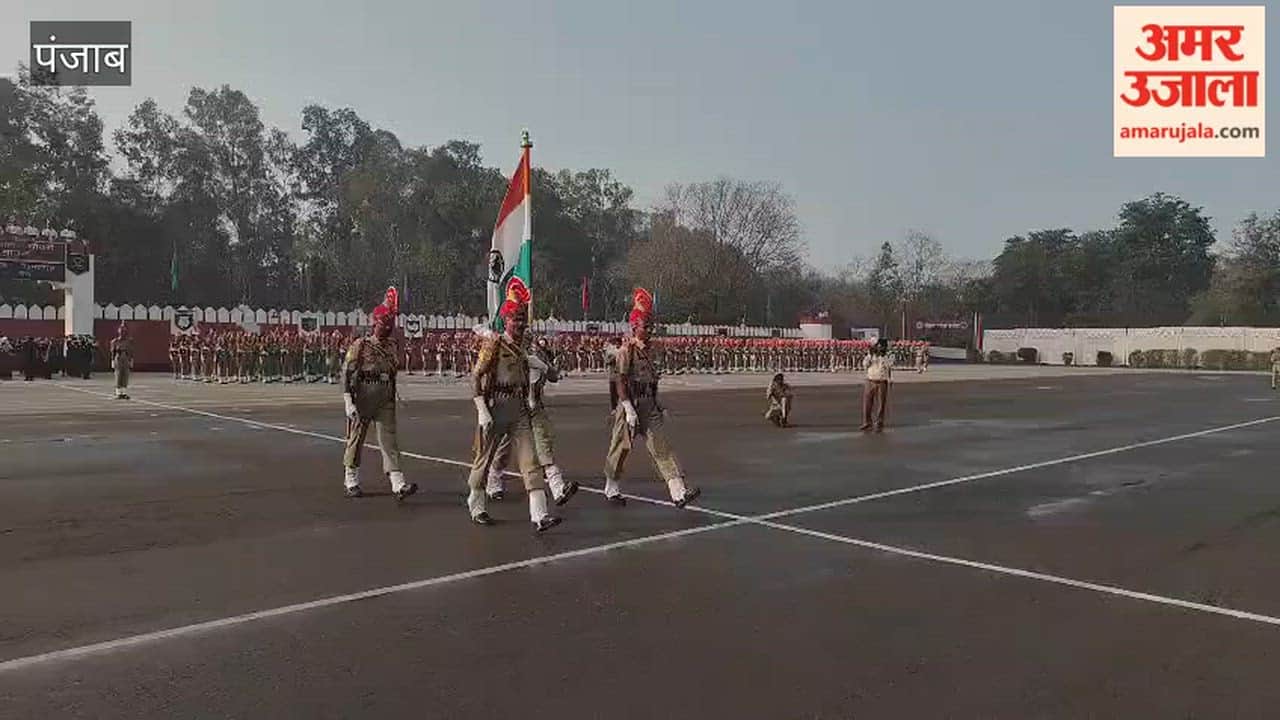Passing out parade and oath ceremony of new constables organised at BSF's Kharka Camp