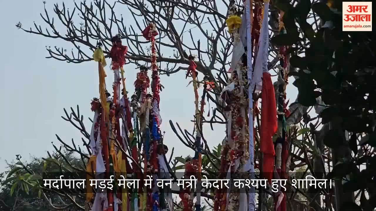 Forest Minister Kedar Kashyap arrived at Mardapal Madai fair in Kondagaon