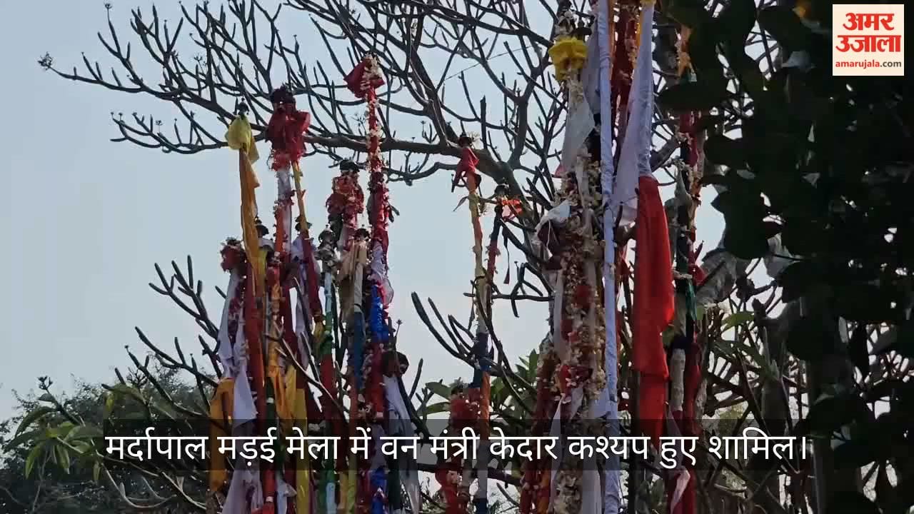 Forest Minister Kedar Kashyap arrived at Mardapal Madai fair in Kondagaon