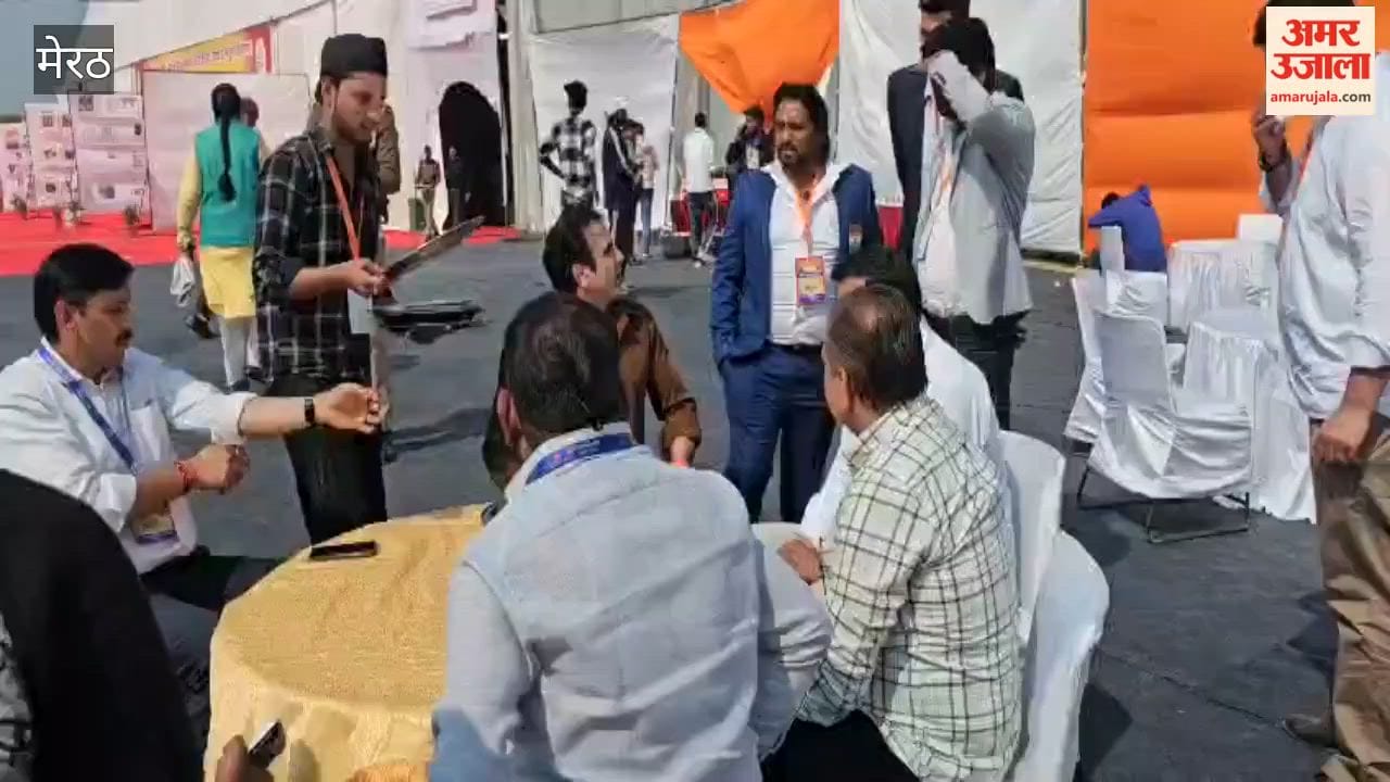 Meerut: Former international player and renowned ASP Anuj Chaudhary reached the RSS sportsperson dialogue