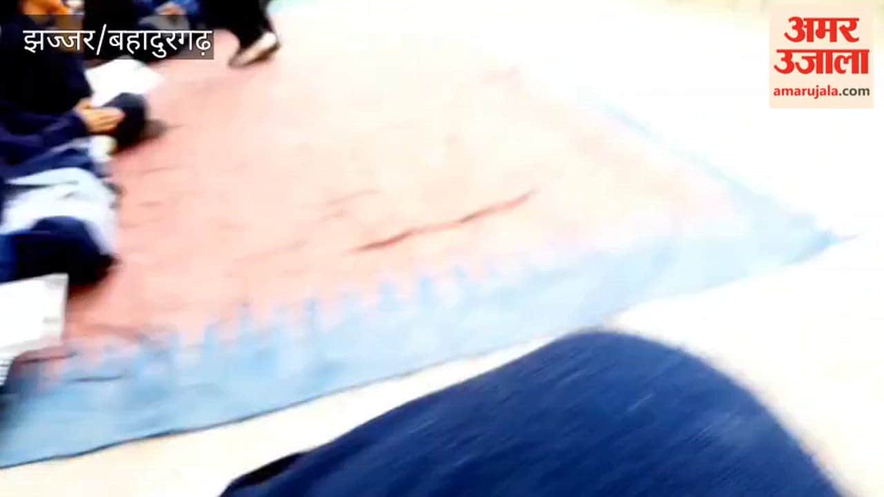 Girl students were honoured for their performance in the examination at the Ashirwad ceremony in Bahadurgarh.