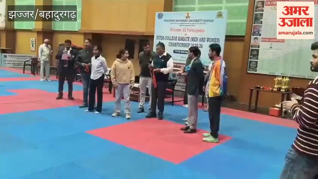Students of Government Women's College, Bahadurgarh, achieved gold and silver in Karate and third place in Kabaddi.