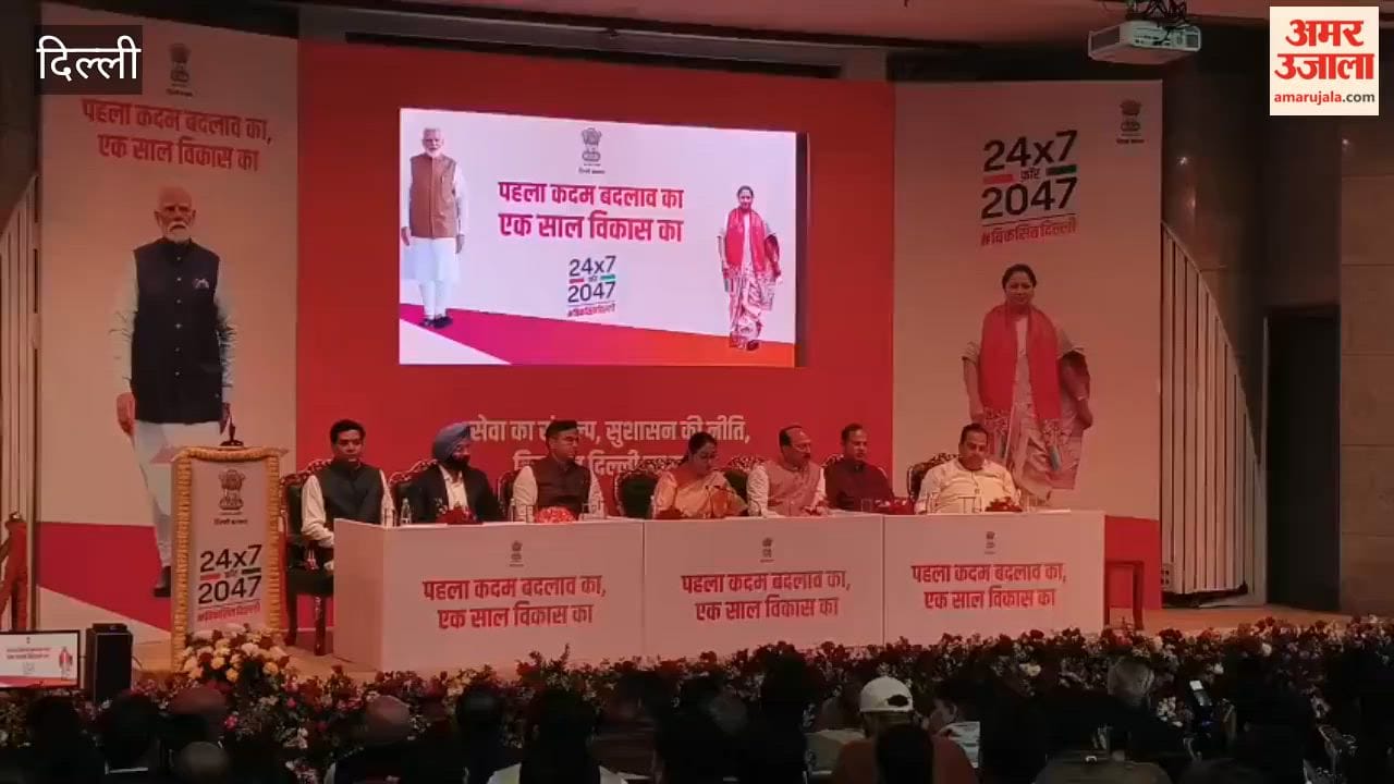 Rekha government completes one year in Delhi, CM presents report card