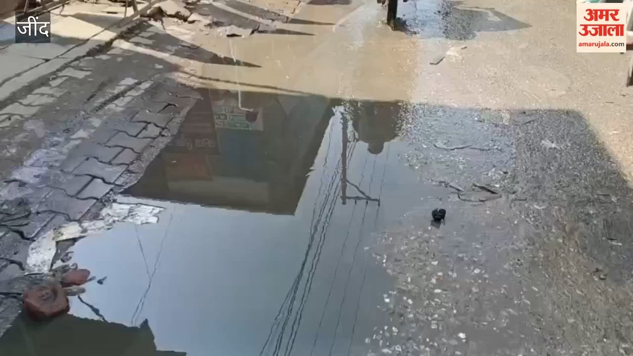Administrative staff reached Julana in Jind to inspect the drainage system