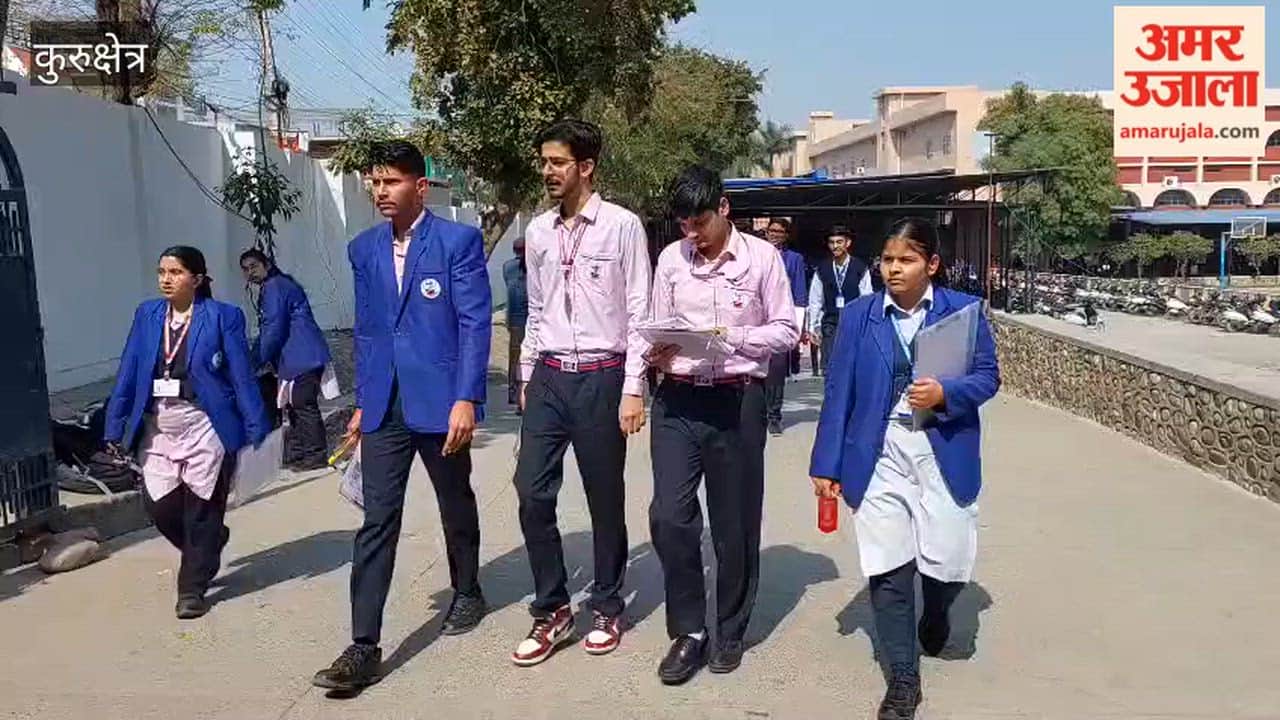 Three and a half thousand students took the Physics exam at 21 centres in Kurukshetra.