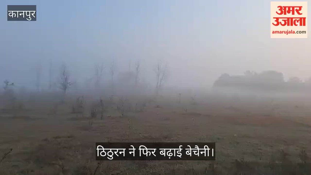 कानपुर: फरवरी की विदाई से पहले कोहरे का अटैक, भीतरगांव में विजिबिलिटी जीरो