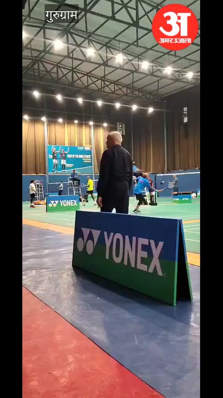 गुरुग्राम: राज्य स्तरीय मास्टर्स बैडमिंटन चैंपियनशिप में संजय नागी ने जीता स्वर्ण पदक