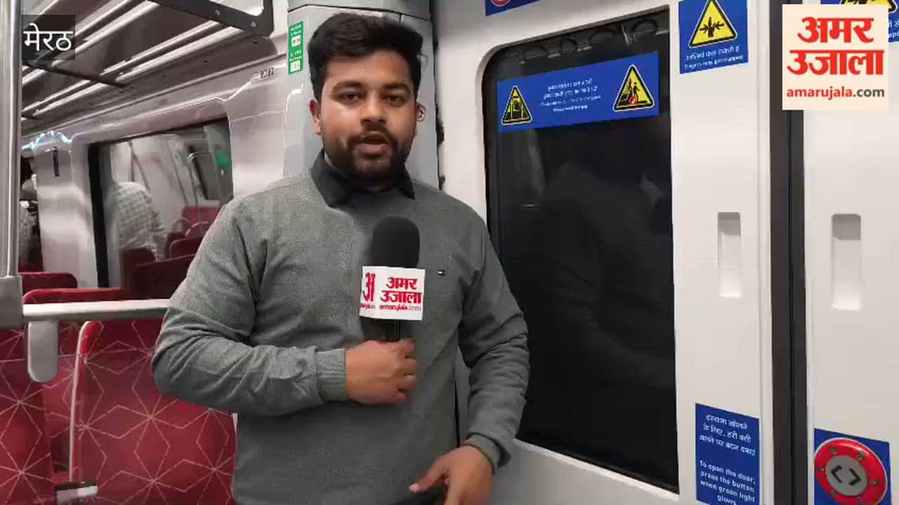 The Namo Bharat Rapid Rail has a different seating arrangement and is equipped with CCTV cameras throughout.