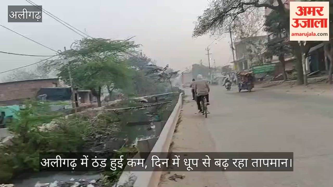 अलीगढ़ में ठंड हुई कम, दिन में धूप से बढ़ रहा तापमान
