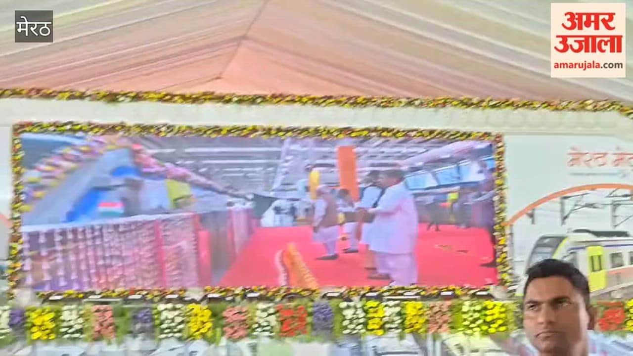 PM Modi Flags Off Rapid and Metro Train, CM Yogi and Jayant Chaudhary Present