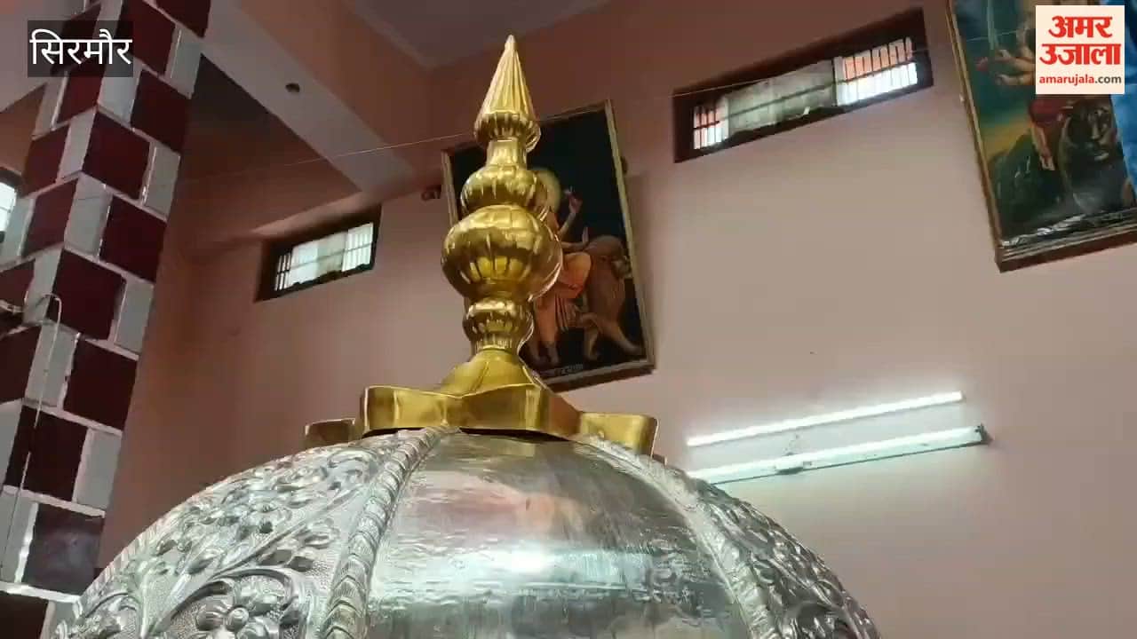 Sirmour Installation of the idol of Maa Kali in the newly constructed sanctum sanctorum of the historic Kalisthan temple as per the rituals