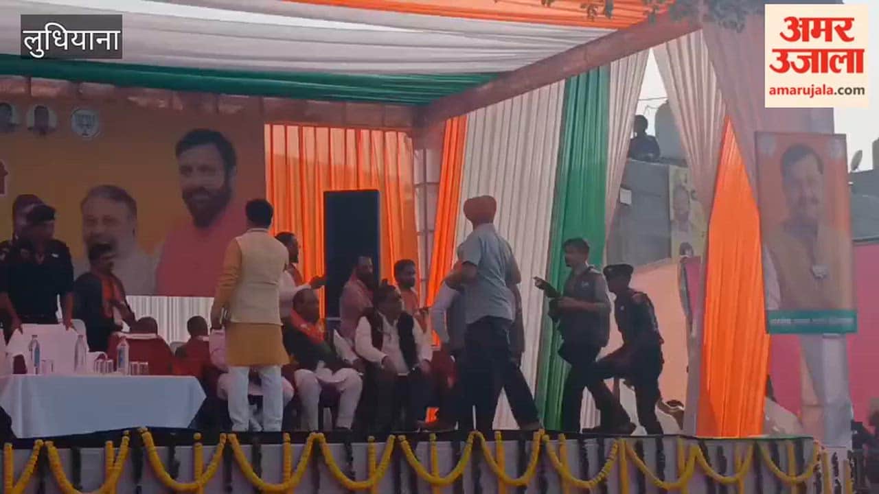 Haryana CM Nayab Saini reached Rally in Ludhiana