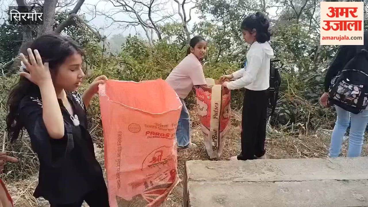 Sirmour Young members of 'Panthers Club' cleaned the Villa Round in Nahan