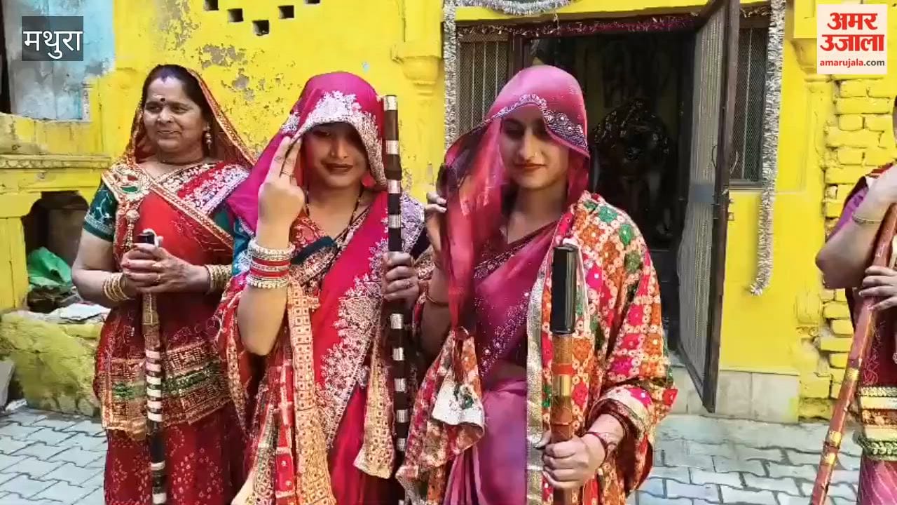 Preparations underway for Lathmar Holi in Barsana