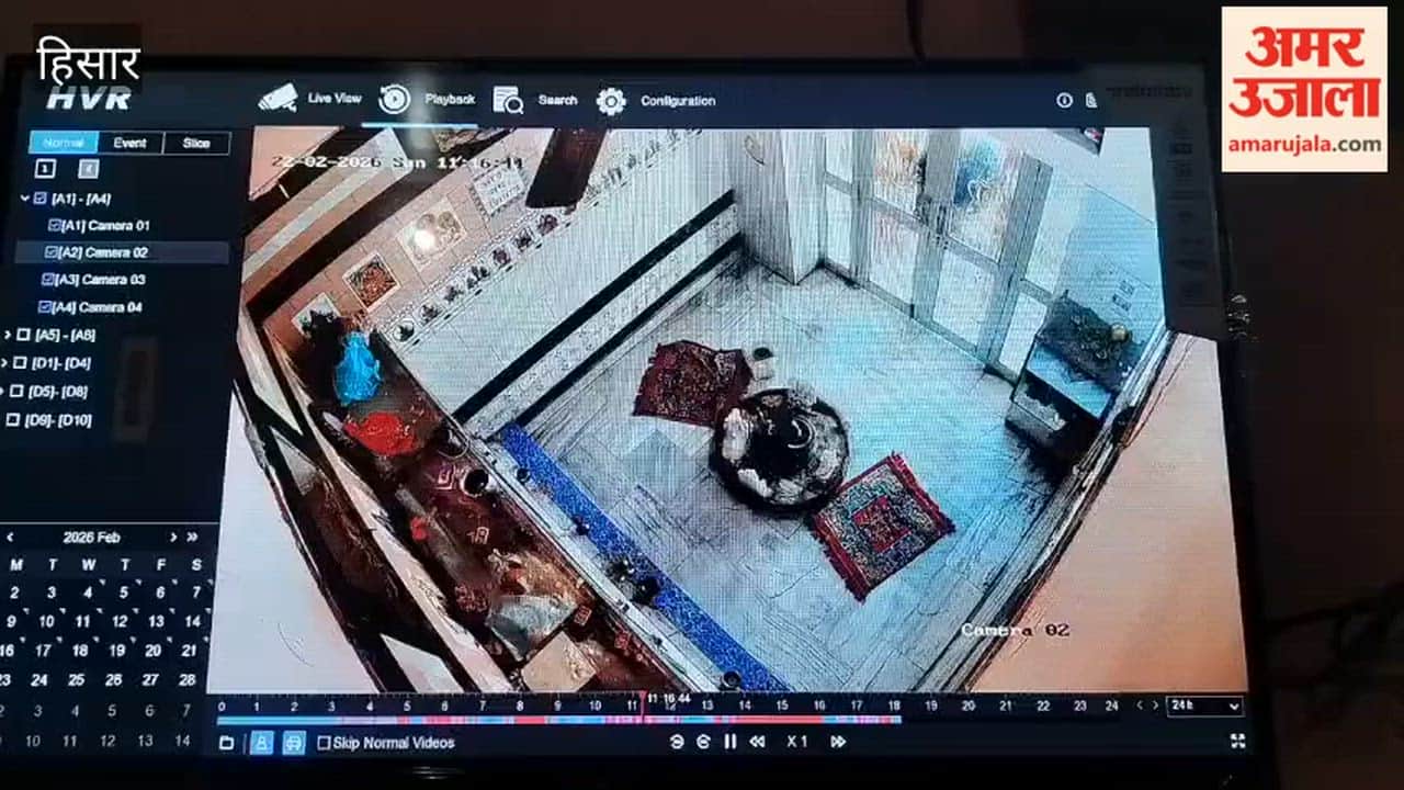 Silver crown stolen from Shiva temple in Hisar, video goes viral