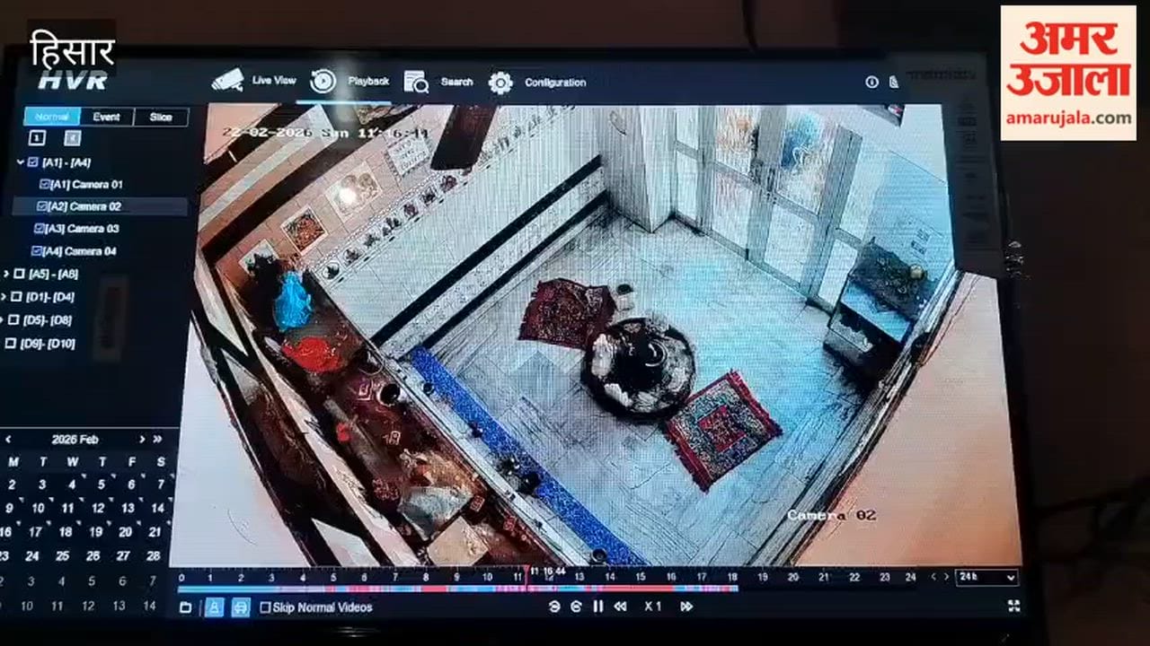 Silver crown stolen from Shiva temple in Hisar, video goes viral