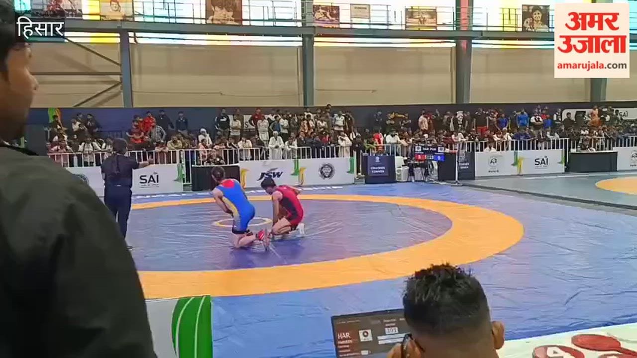 Haryana team wins wrestling competition in Hisar with 75 points, Chanchal is the champion in the 74 kg weight category.