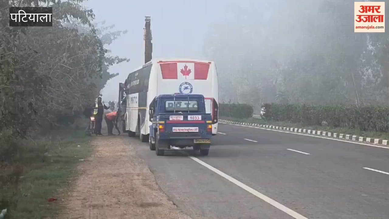 Vehicles collide due to fog in Patiala