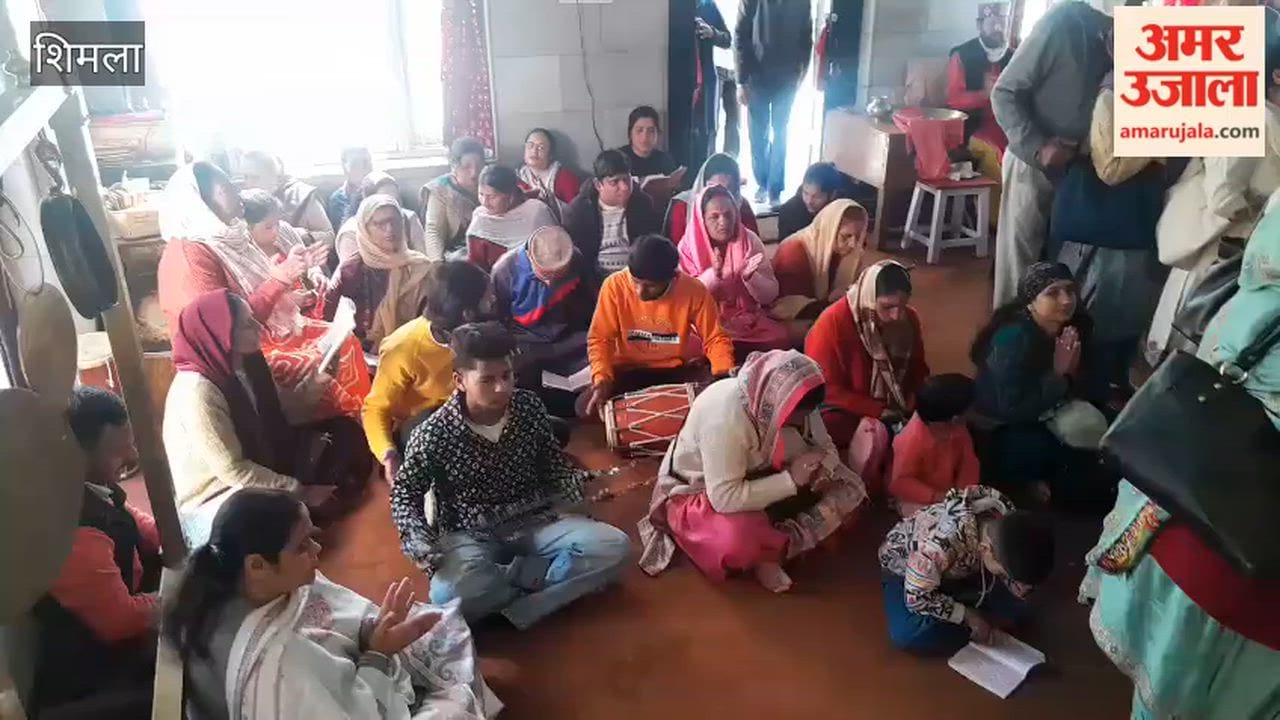 Shimla Women performed Sunderkand recitation and bhajan kirtan at Kalibari temple