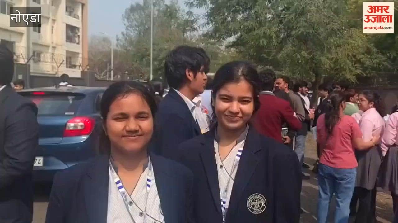 Noida Sector 24 Students returning home after completing CBSE exams