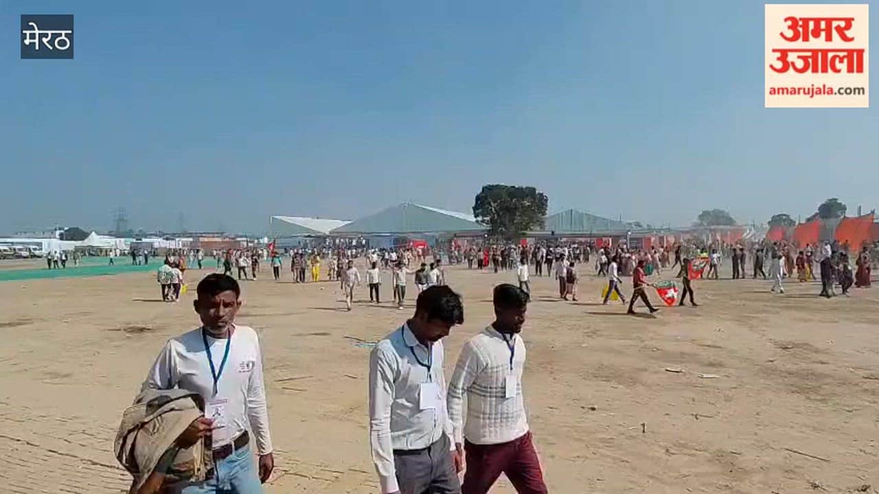 Meerut: Crowd increased as soon as PM Modi's speech started