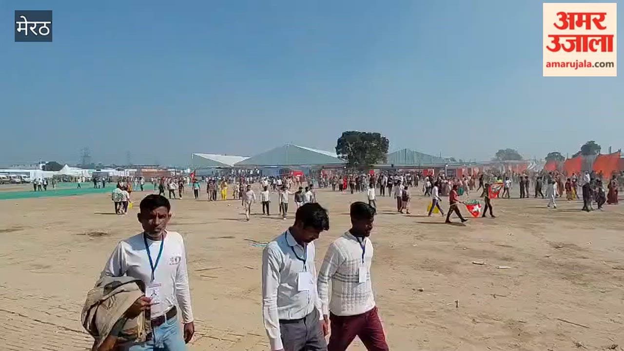 Meerut: Crowd increased as soon as PM Modi's speech started
