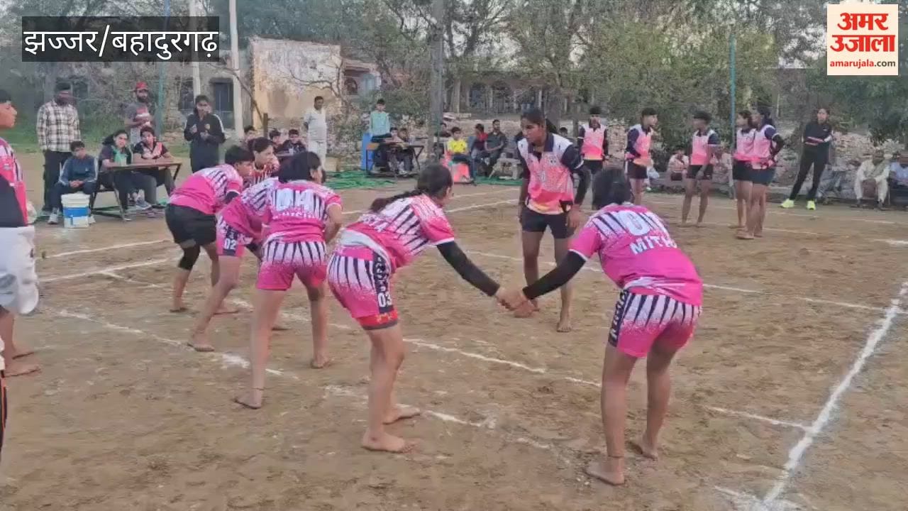 Girls Kabaddi competition organized in Badli