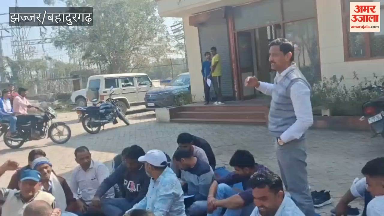 Electricity Corporation employees staged a protest in Badli