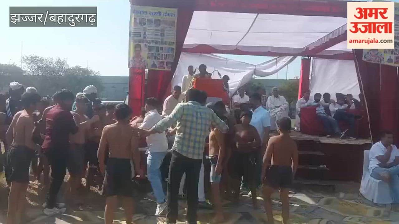 Wrestling competition begins in Jhajjar's Silani village