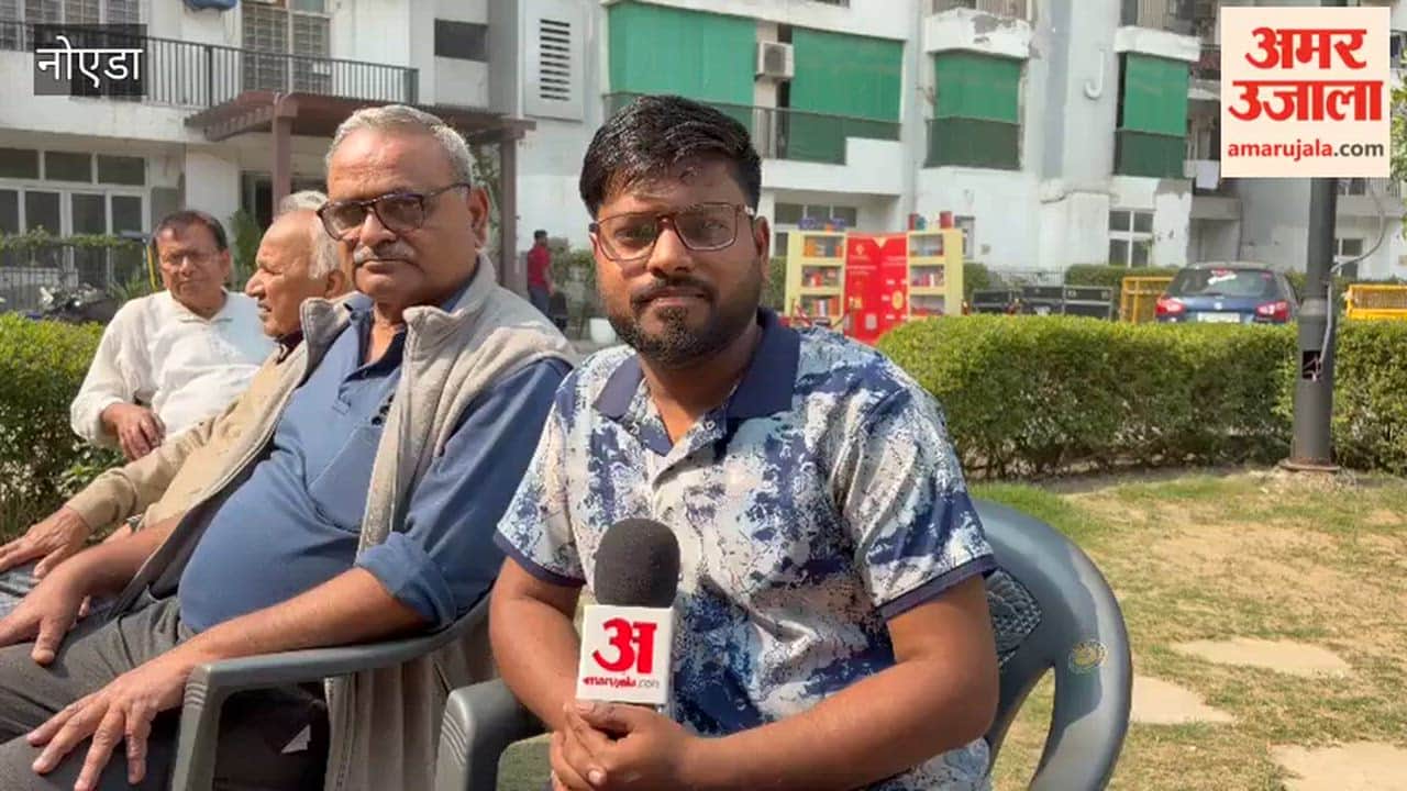 Amrapali Platinum Society in a dilapidated condition, people are getting injured due to falling plaster