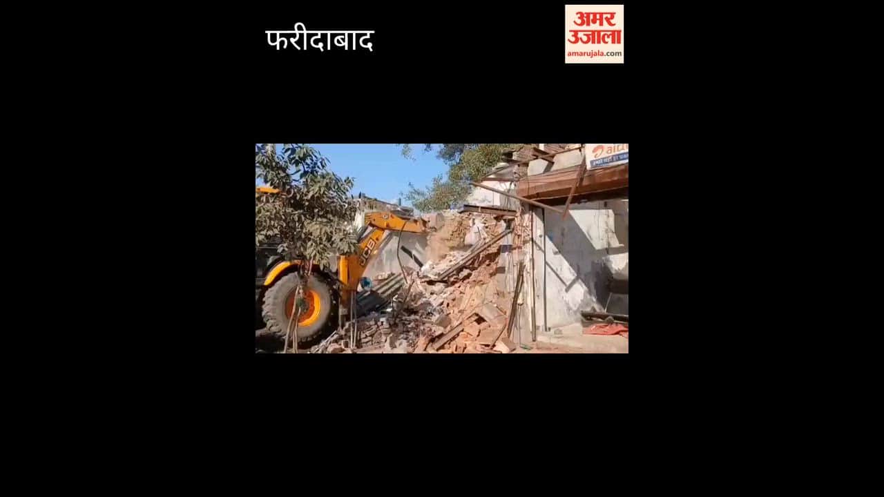 Faridabad Construction of railway underpass at Mujesar Gate in full swing