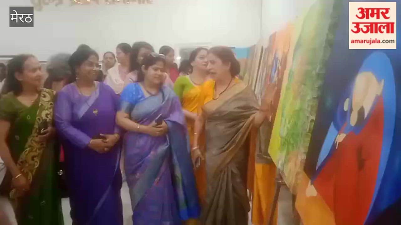 Meerut: Art exhibition organized in Ismail College