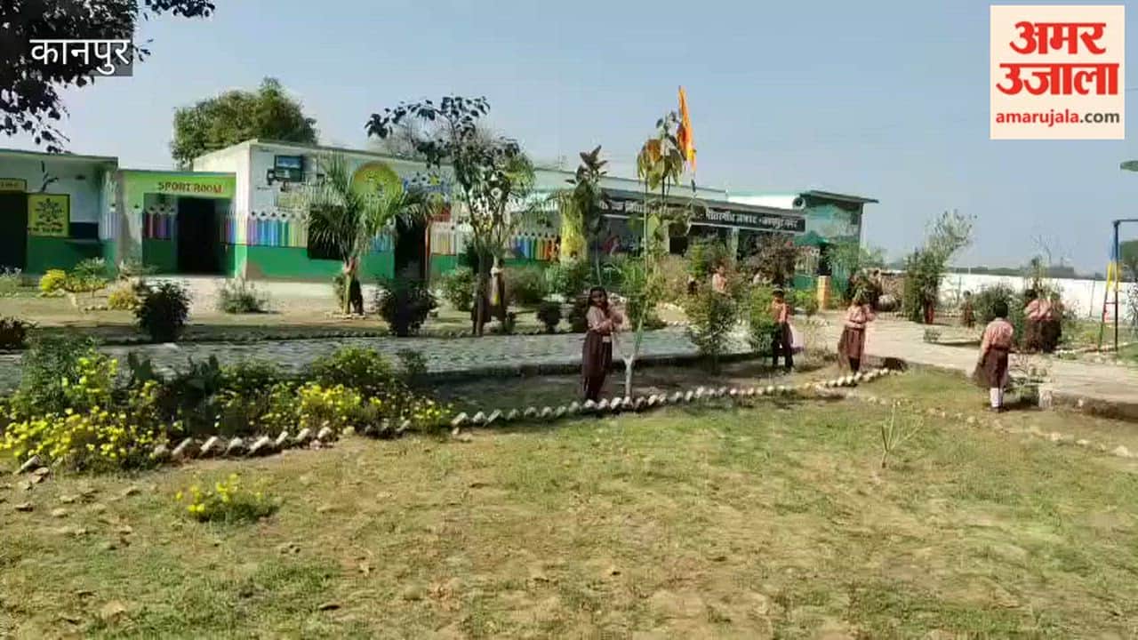 Nature's thread in tiny hands, children from Jhandapur Primary School adopt plants