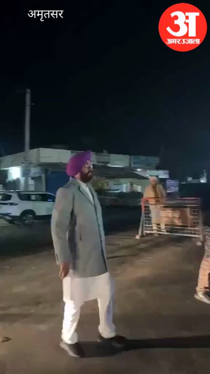 पूर्व मंत्री कुलदीप धालीवाल ने अजनाला में किया नाकों का निरीक्षण