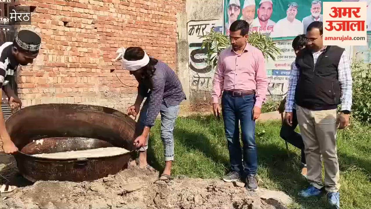 Food Safety and Drug Administration team raided Sardhana and destroyed 200 kg of chhena rasgullas.