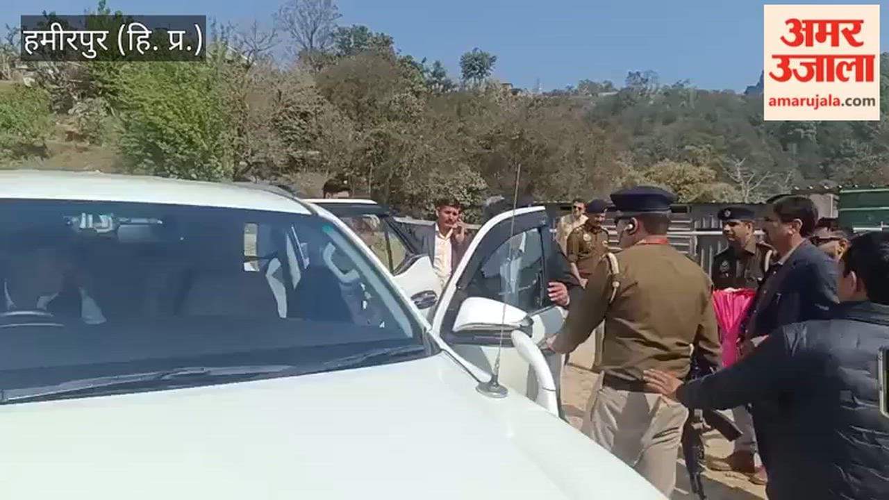 Hamirpur Chief Minister arrives to inspect the medical college under construction in Jol Sappad