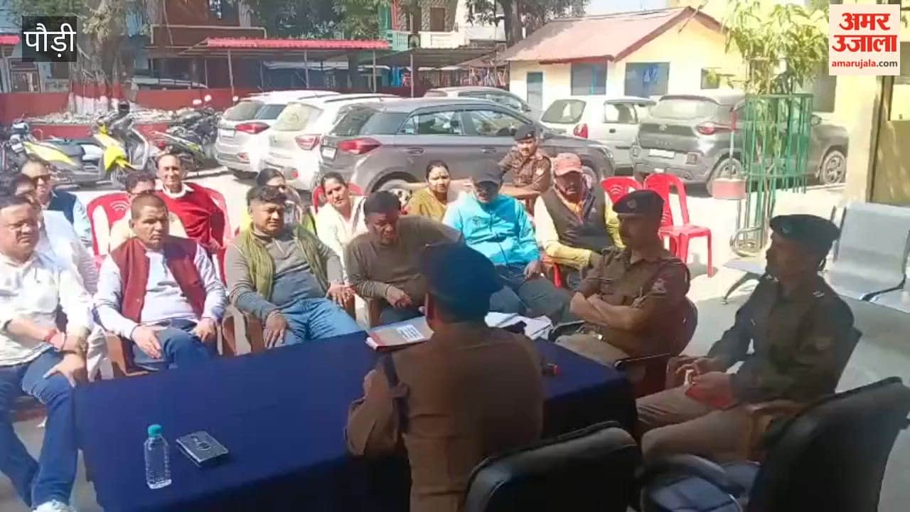 Srinagar: Meeting held in view of Holi festival and Ramzan