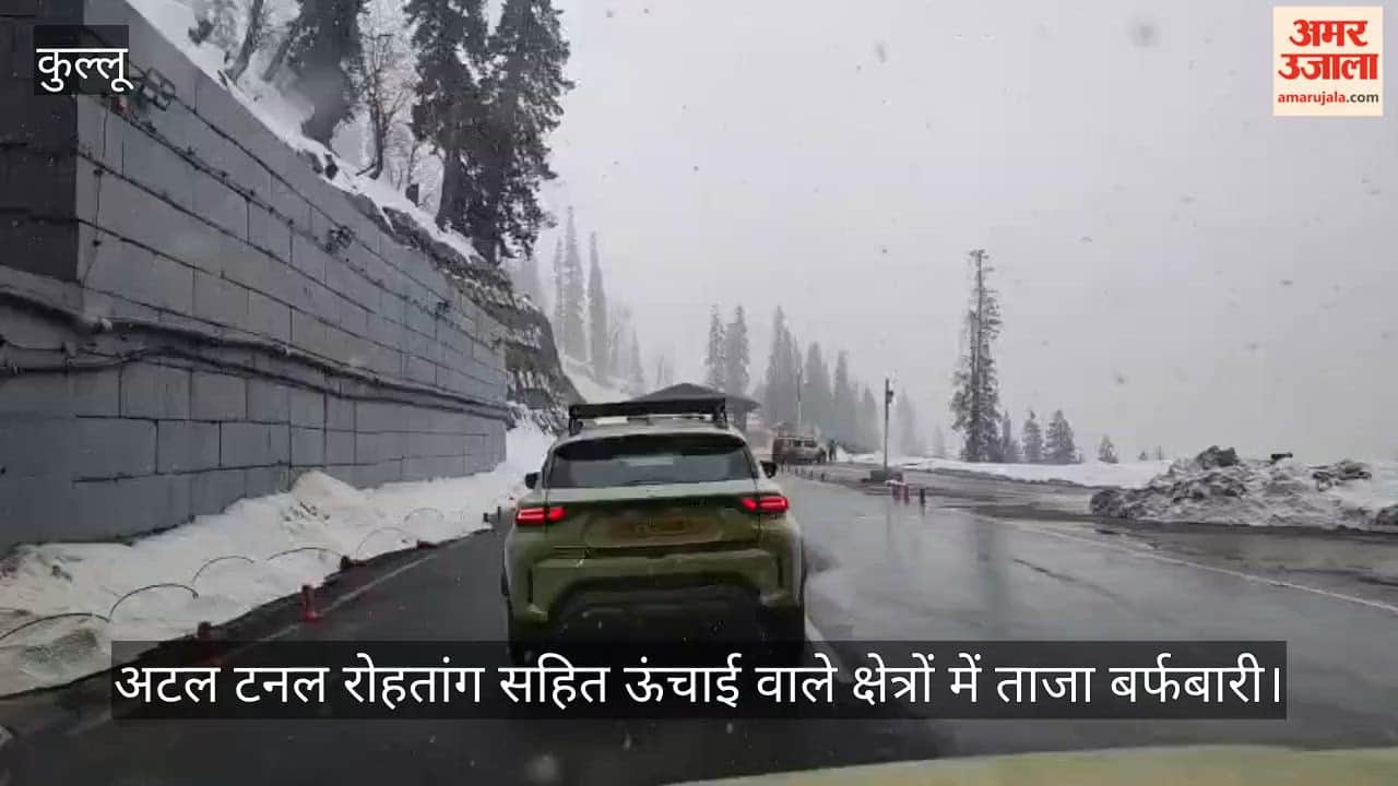 fresh snowfall Atal Tunnel Rohtang and other high altitude areas