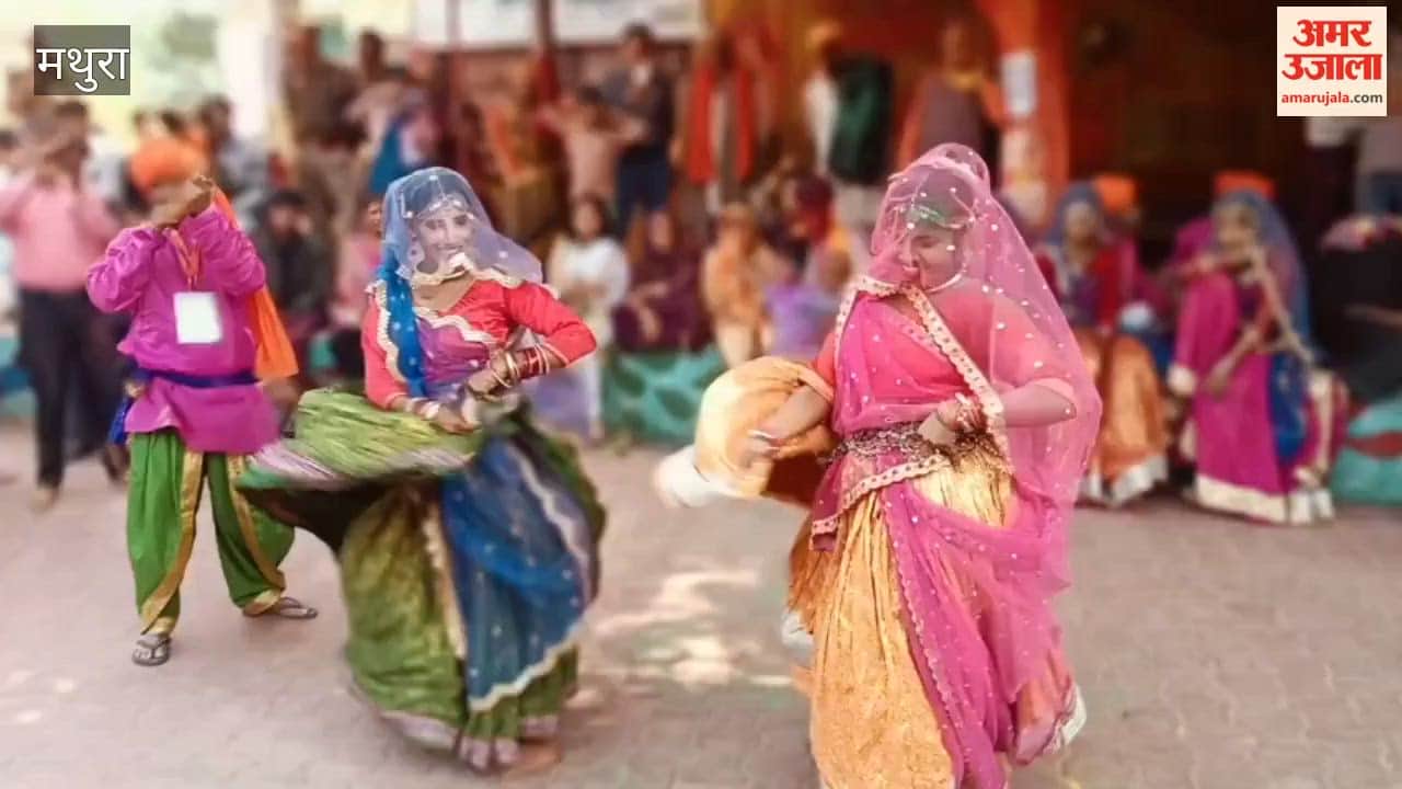 Barsana Soaks in Lathmar Holi Streets Echo with Rasiya Songs and Radha Rani Chants