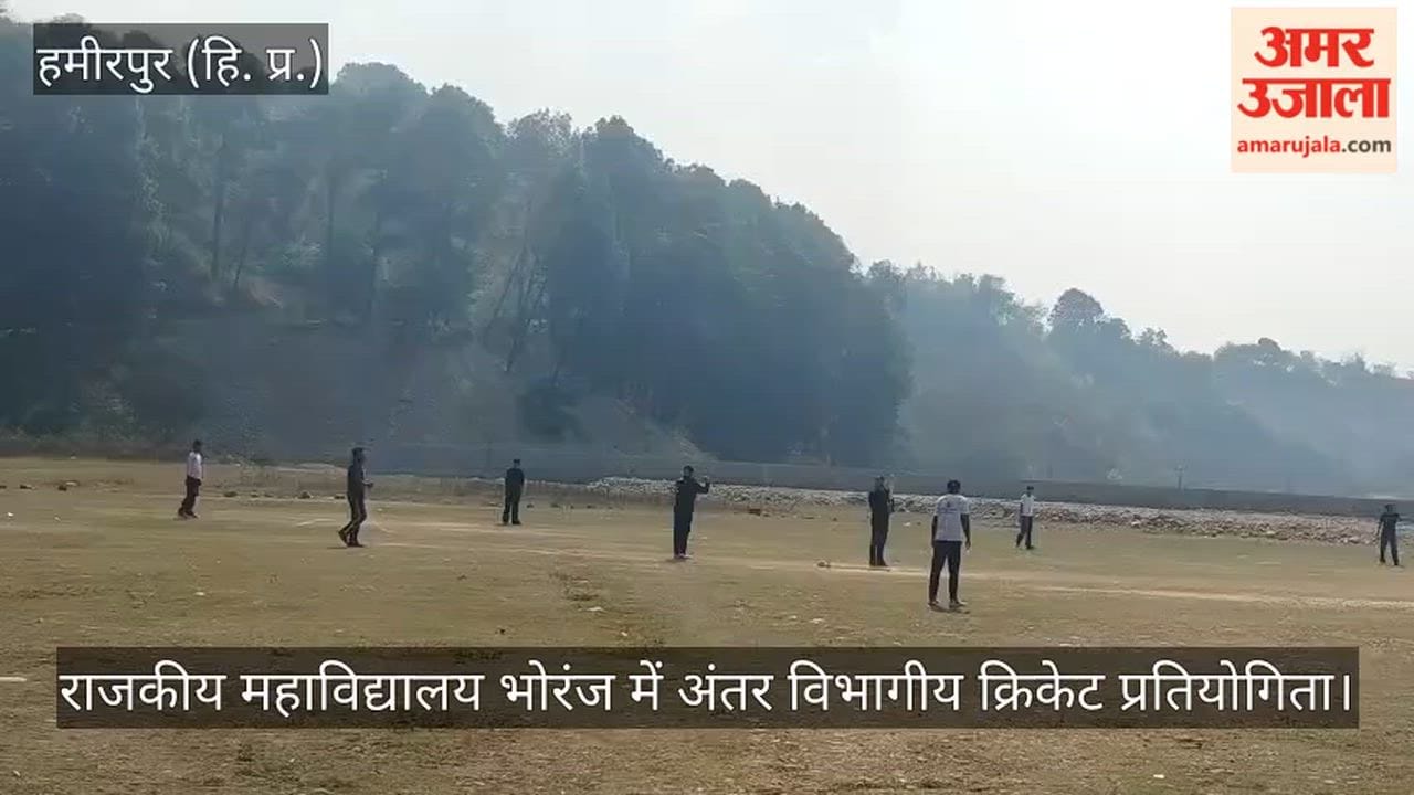 Inter-departmental cricket competition held at Government College Bhoranj, BSc department won the match