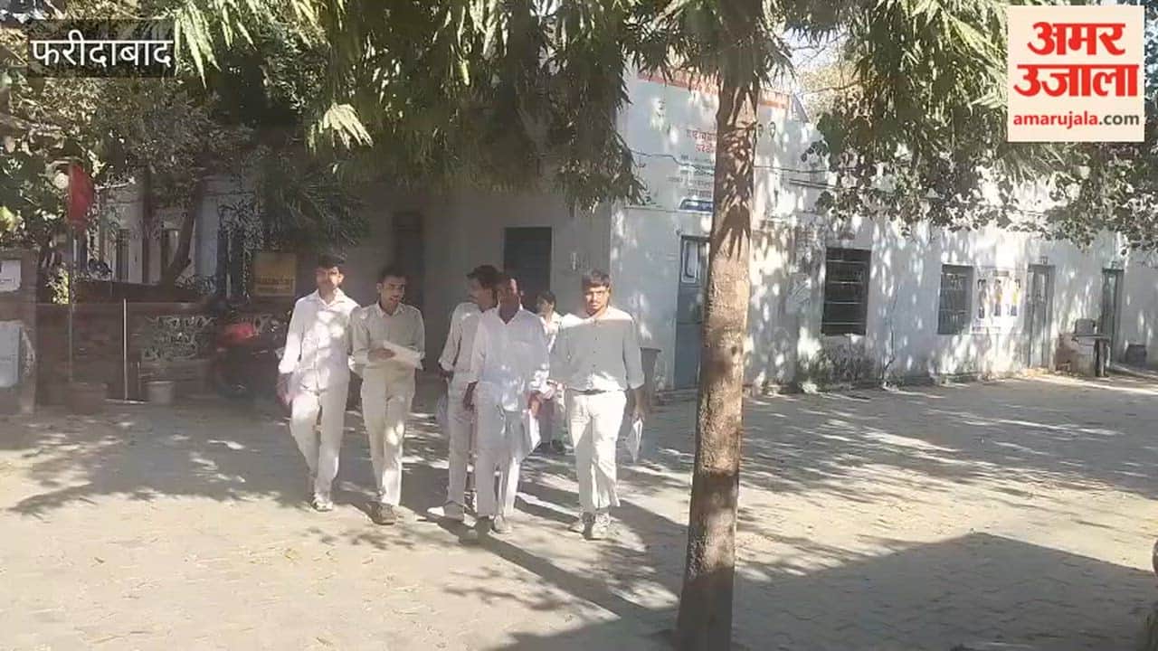 Haryana Board 12th English paper students in Faridabad said exam was very good