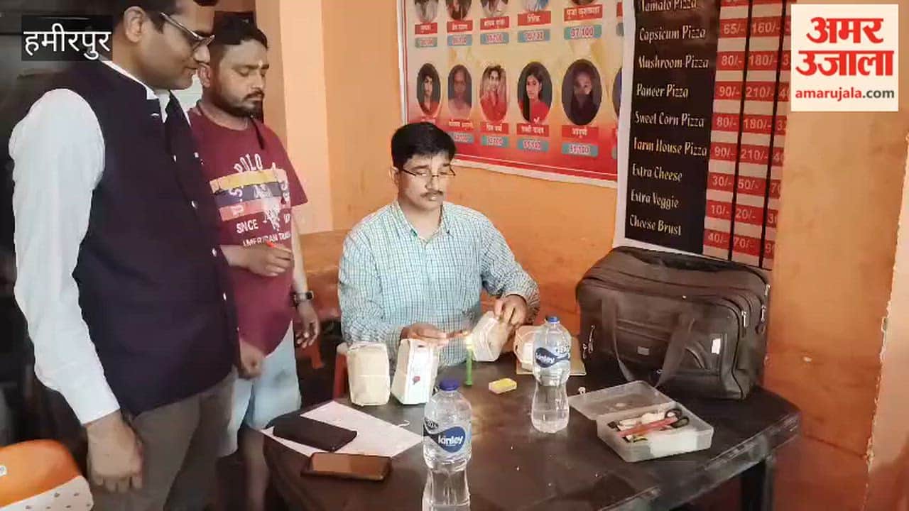 Hamirpur: Sweet shops raided before Holi, sample collected