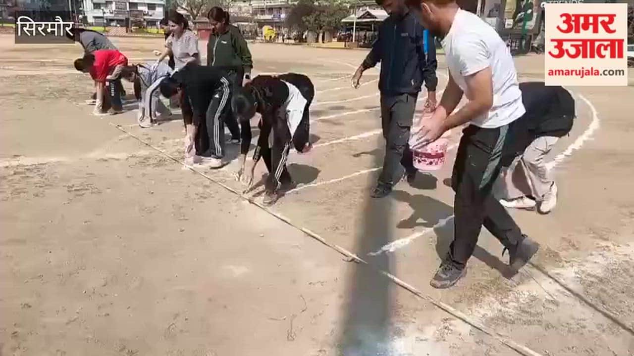 Sirmour Nahan College busy preparing for the annual athletics meet