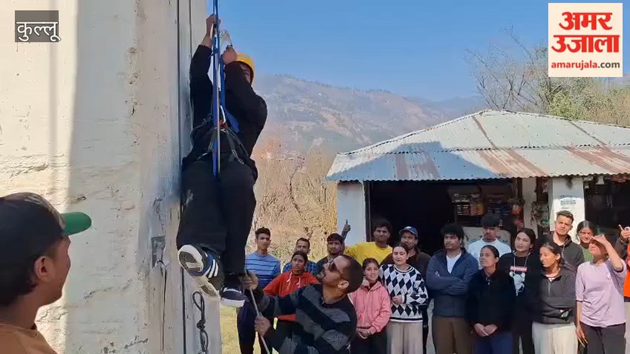 Kullu Disaster Mitra taught rescue techniques to the youth