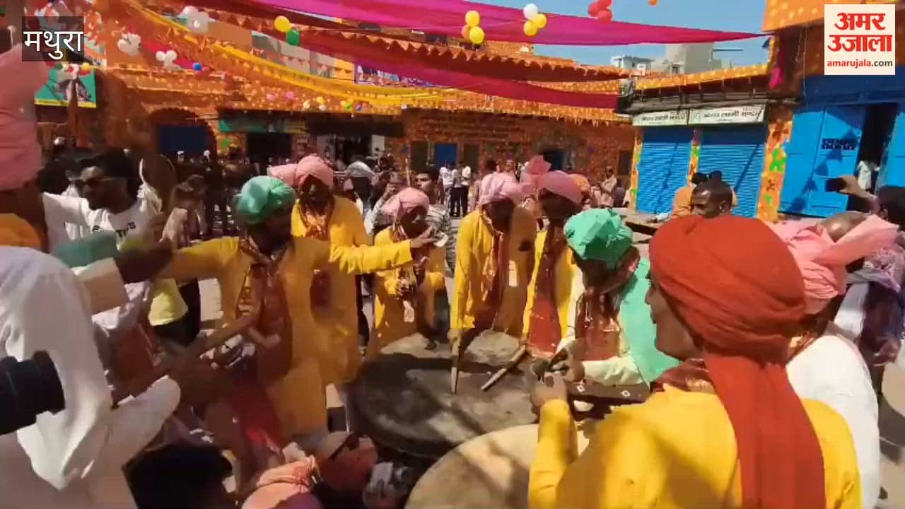 Nandgaon Gears Up for Lathmar Holi as Devotees Flock in Large Numbers