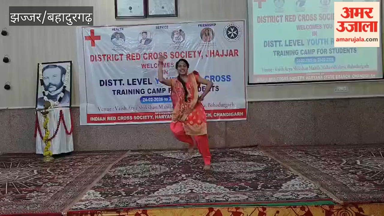 Youth Red Cross training camp organized